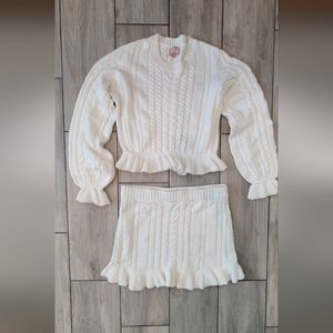 SHOW ME YOUR MUMU - Ridley Ruffle sweater in cream